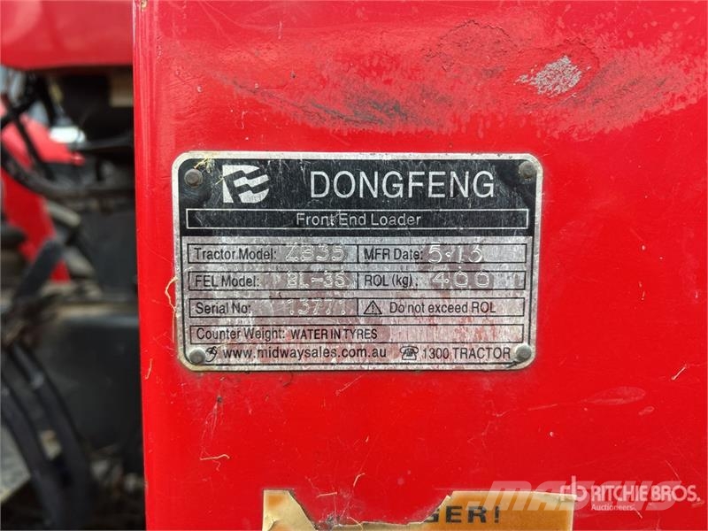 Dong Feng ZB-35 4WD Tractor (Inoperable) Traktori