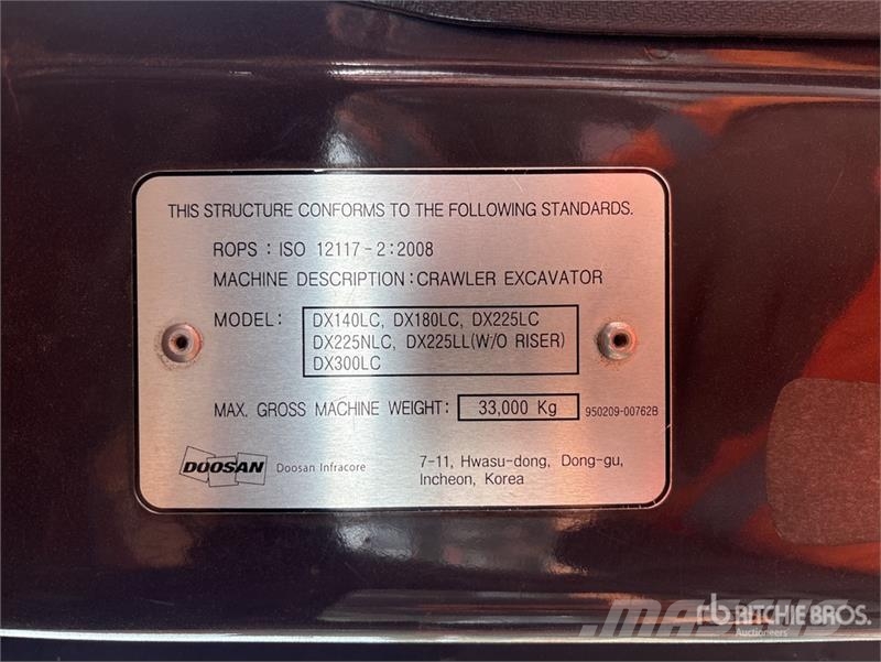 Doosan DX300LC Tracked Excavator 履带挖掘机