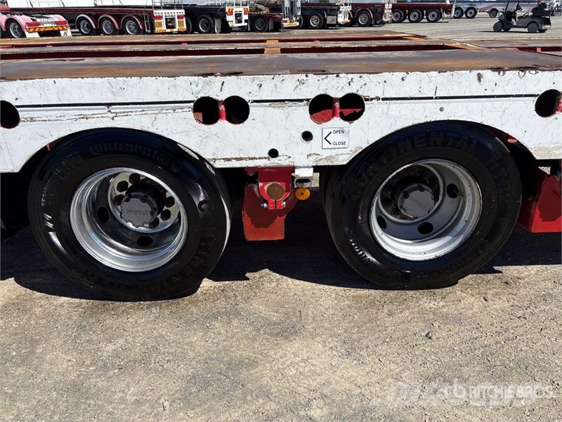  Drake 4 Rows of 4 Hydraulic Widening Lowboy Traile Tieflader