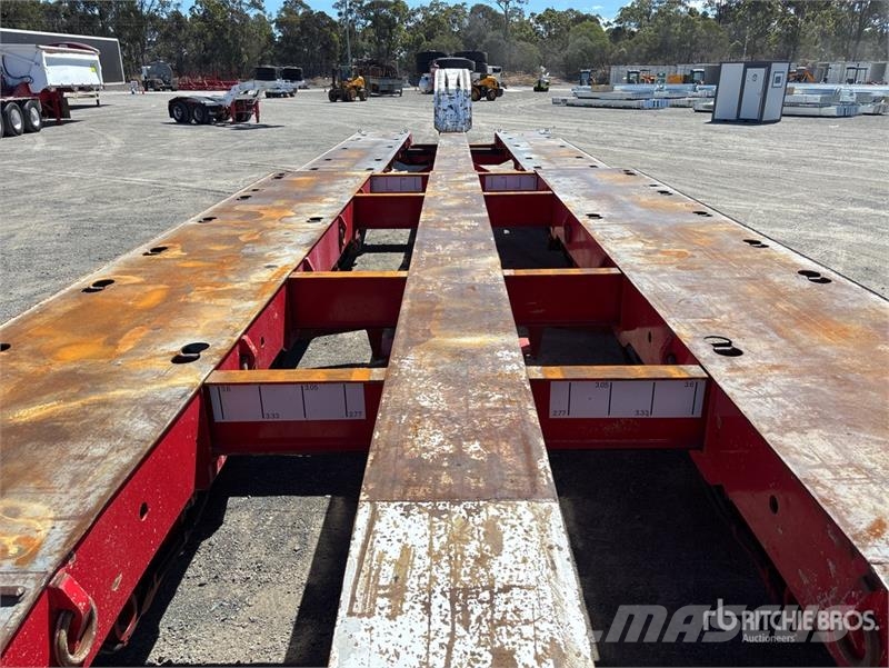  Drake 4 Rows of 4 Hydraulic Widening Lowboy Traile Tieflader
