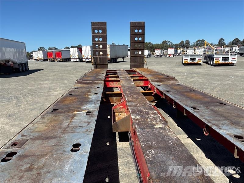  Drake 4 Rows of 4 Hydraulic Widening Lowboy Traile Tieflader