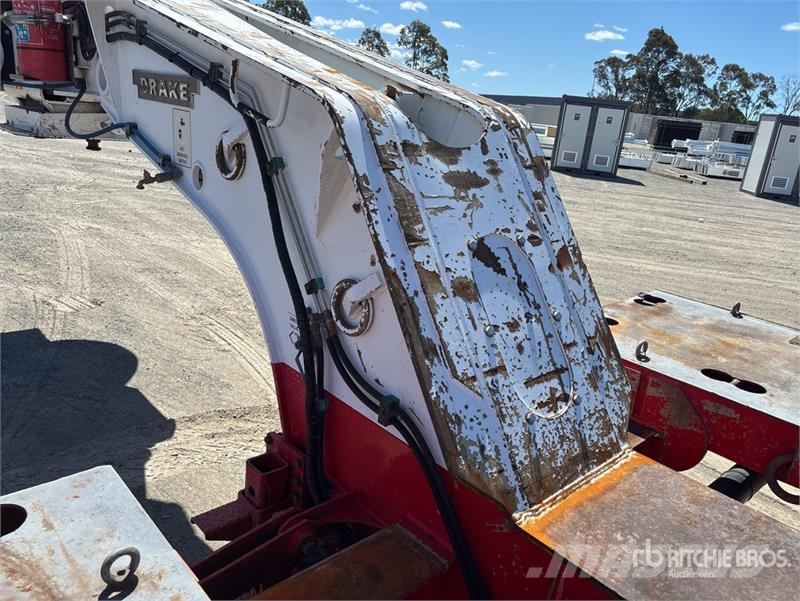  Drake 4 Rows of 4 Hydraulic Widening Lowboy Traile Tieflader