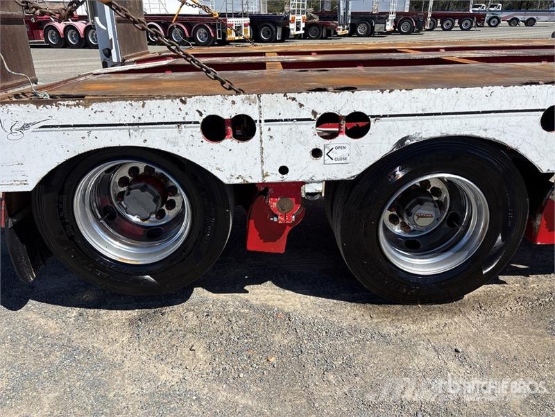  Drake 4 Rows of 4 Hydraulic Widening Lowboy Traile Tieflader