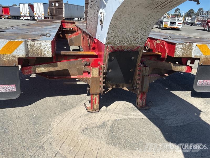  Drake 4 Rows of 4 Hydraulic Widening Lowboy Traile Tieflader