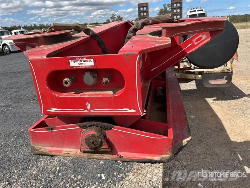 Drake 4 Rows of 4 Hydraulic Widening Lowboy Traile Низькорамні причепи