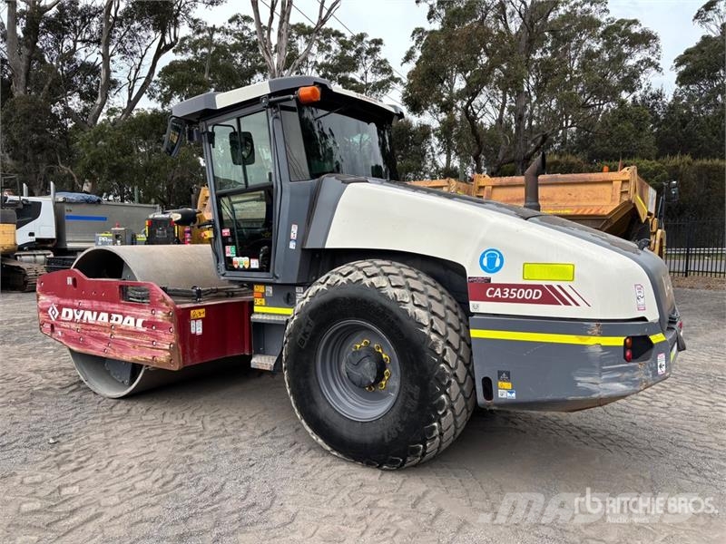 Dynapac CA3500D Smooth Drum Compactor Yksivalssijyrät