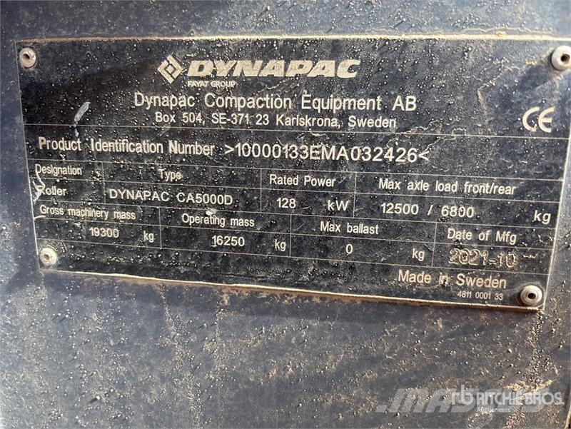 Dynapac CA5000D Smooth Drum Compactor Egydobos hengerek