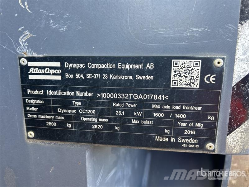 Dynapac CC1200 Double Drum Roller Twin drum rollers