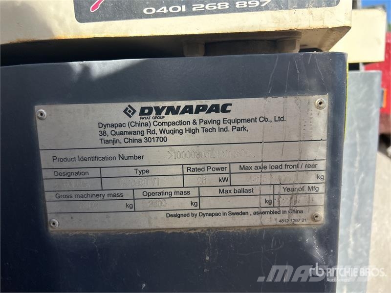 Dynapac CC1200 VI Double Drum Roller Rouleaux tandem