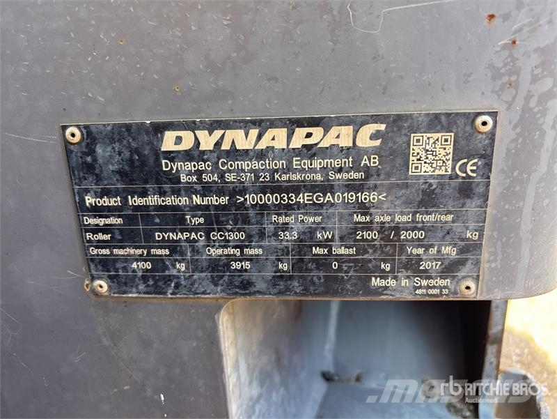 Dynapac CC1300 Double Drum Roller Valjci sa duplim bubnjem