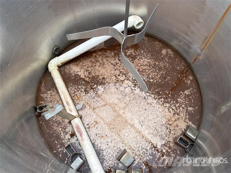 Electric 1900L Stainless Steel Mixing Tank Other components