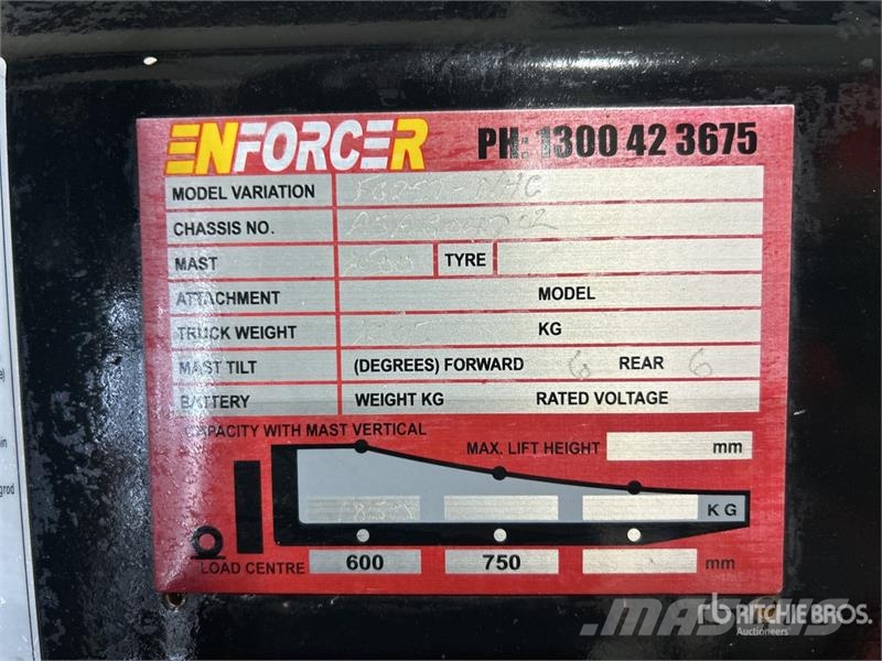  Enforcer FG25TNHC Forklift Andere Gabelstapler