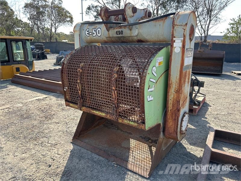  FlipScreen E50 1200 mm Q/C Excavator Screening Buc Screening buckets