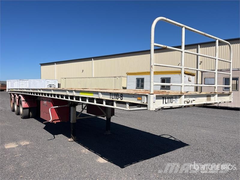 Freighter 12.5 m Tri/A Flatbed Trailer 自卸半挂车
