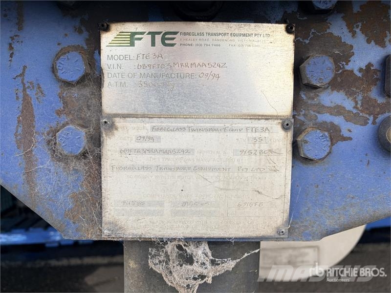 FTE 3A Refrigerated Trailer Hűtős félpótkocsik
