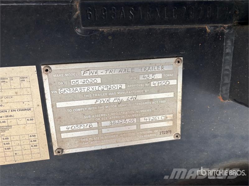 FWR 13 m 3 Rows of 4 Step Deck Trailer Low loaders