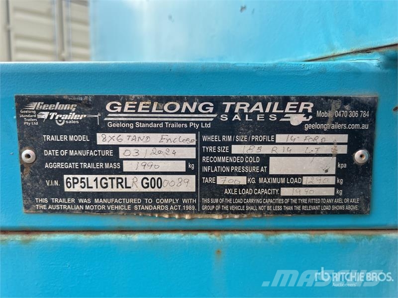 Geelong Trailers 2.4 m Bogie/A Utility Trailer Altri rimorchi