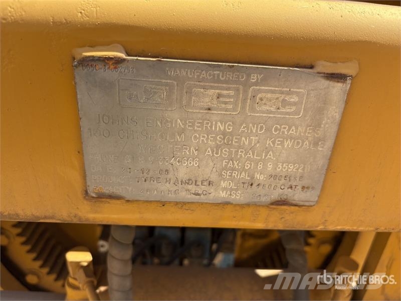 GES TH4500 Q/C Tyre Handler Other components