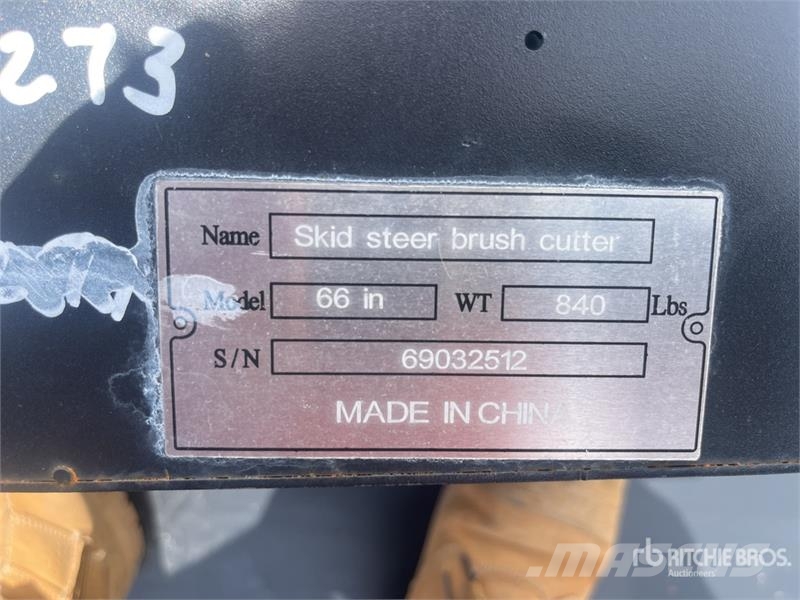 GIYI 1800 mm Skid Steer Brush Cutter (Unused) Vontatott pázsitnyírók