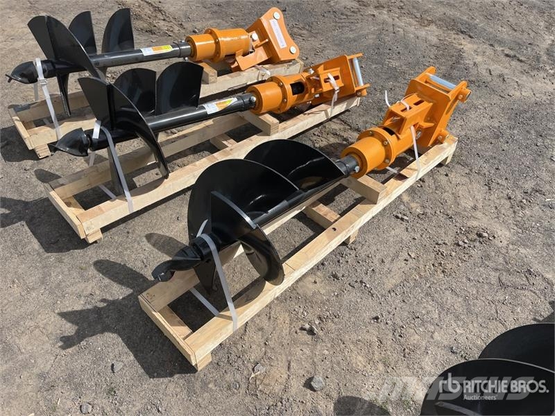 GIYI 400 mm Excavator Auger - Fits Cat 303 (Unused مثاقيب