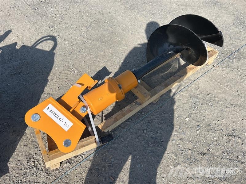 GIYI 400 mm Excavator Auger - Fits Cat 303 (Unused Tarière