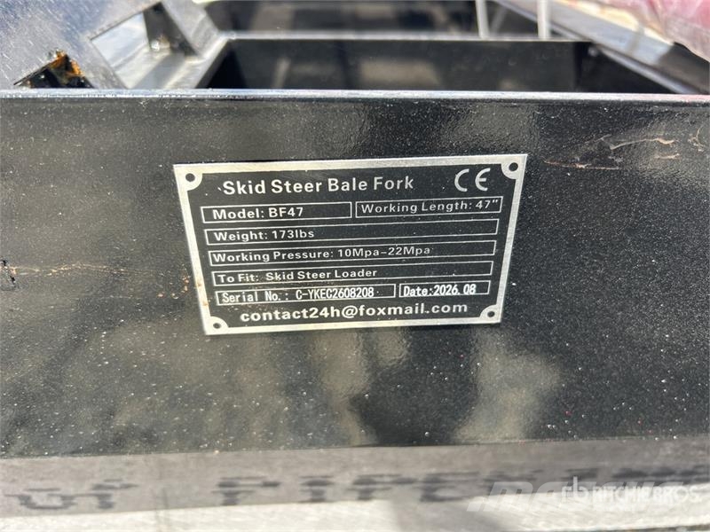 GIYI GY-BF47 47 in Skid Steer Bale Spear (Unused) Drugi deli
