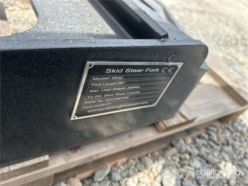 GIYI GY-DHC 59 in Skid Steer Forks (Unused) Forks