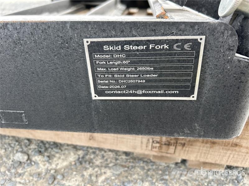 GIYI GY-DHC 59 in Skid Steer Forks (Unused) Forks
