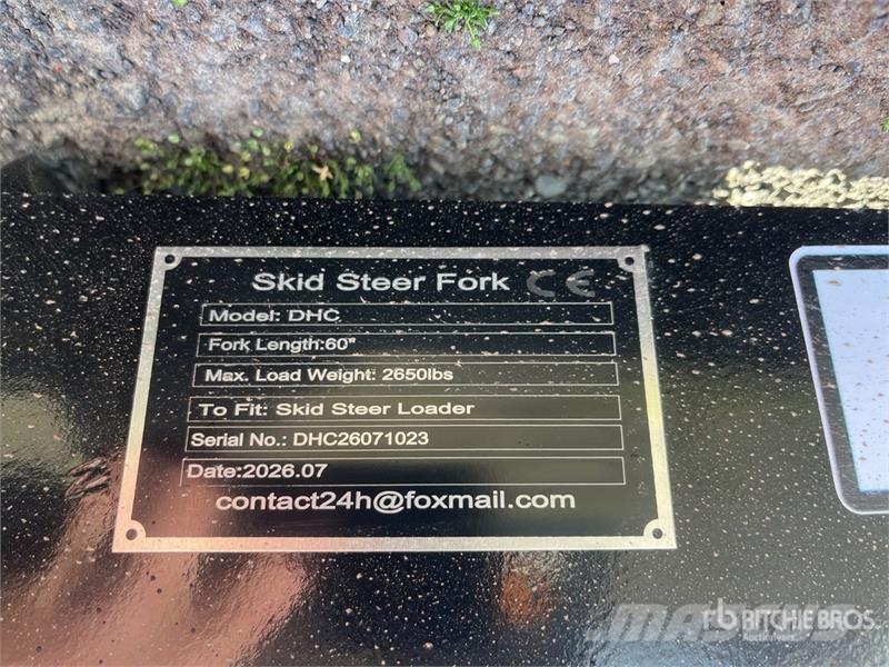  GIYI GY-DHC 59 in Skid Steer Forks (Unused) Gabeln