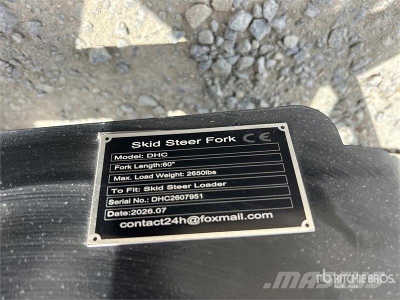  GIYI GY-DHC 59 in Skid Steer Forks (Unused) Forks