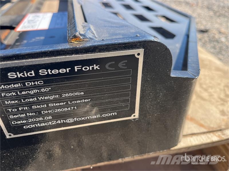  GIYI GY-DHC 59 in Skid Steer Forks (Unused) Horquillas
