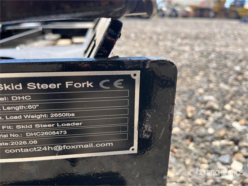  GIYI GY-DHC 59 in Skid Steer Forks (Unused) Horquillas