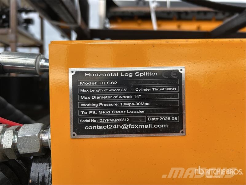  GIYI GY-HLS82 25 in Skid Steer Log Splitter (Unuse Puulõikurid ja halumasinad