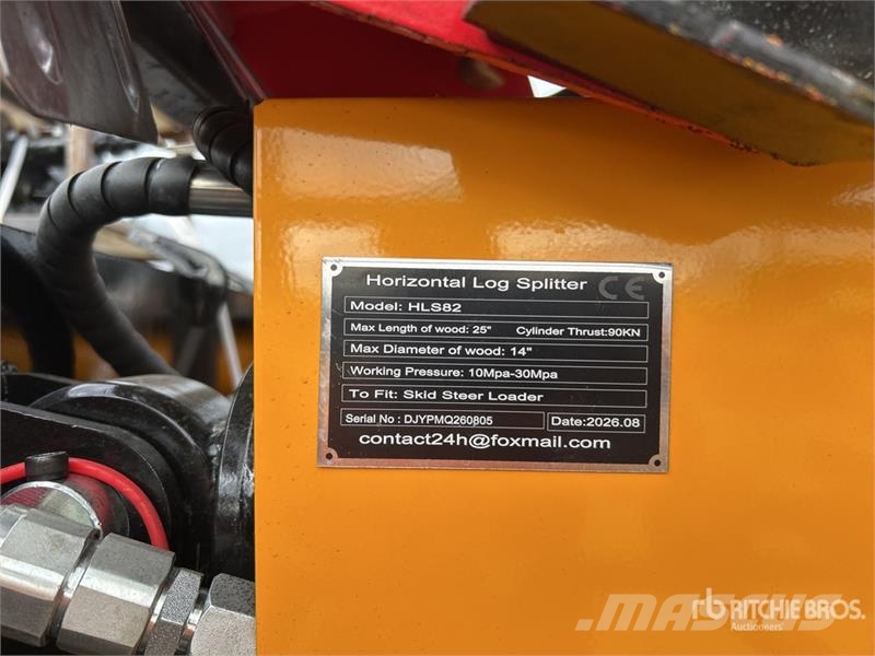 GIYI GY-HLS82 25 in Skid Steer Log Splitter (Unuse Машини за цепене и рязане на дърва