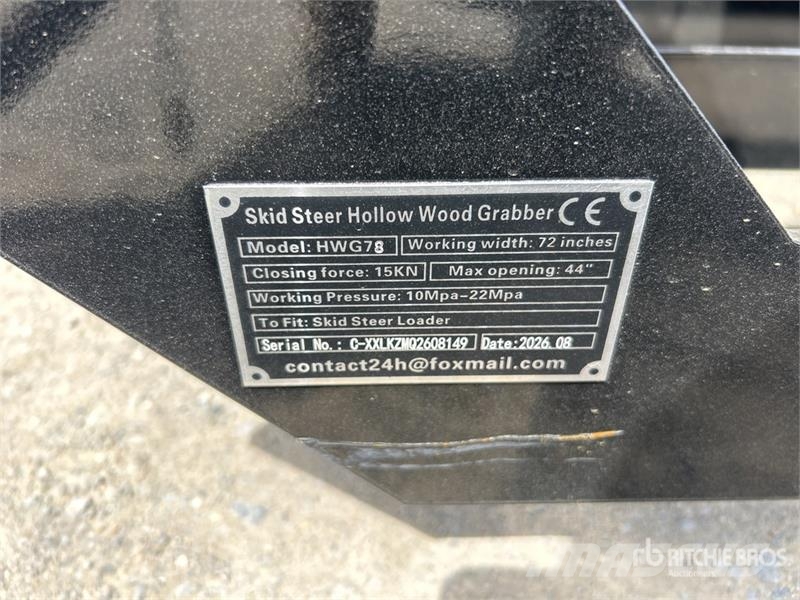 GIYI GY-HWG72 72 in Skeleton Skid Steer Grapple Bu Грейферы