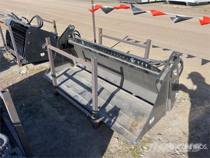  GIYI GY-KH72 72 in Multi-Purpose Skid Steer Bucket Skovle