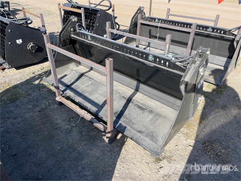 GIYI GY-KH72 72 in Multi-Purpose Skid Steer Bucket Buckets
