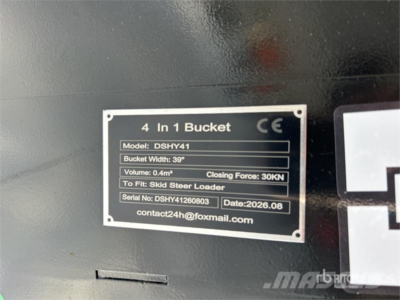 GIYI GY-KH72 72 in Multi-Purpose Skid Steer Bucket Buckets