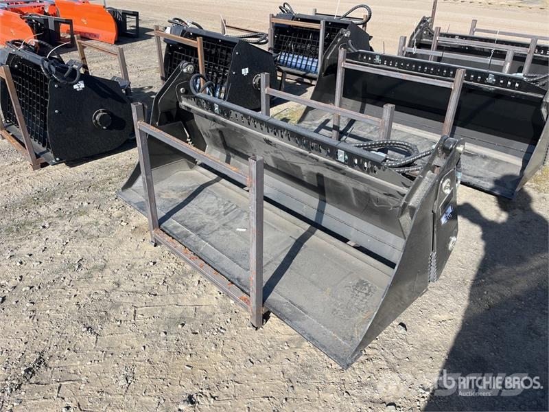 GIYI GY-KH72 72 in Multi-Purpose Skid Steer Bucket Skovle