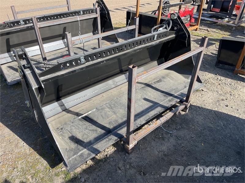 GIYI GY-KH72 72 in Multi-Purpose Skid Steer Bucket Buckets