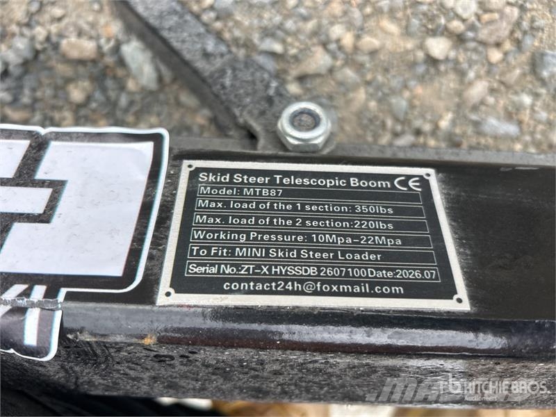 GIYI GY-MTB87 87 in Mini Skid Steer Telescopic Boo Other components