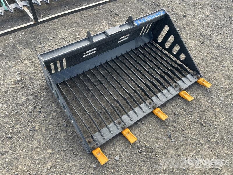  GIYI GY-RB44 Rock Mini Skid Steer Bucket (Unused) Kauhat