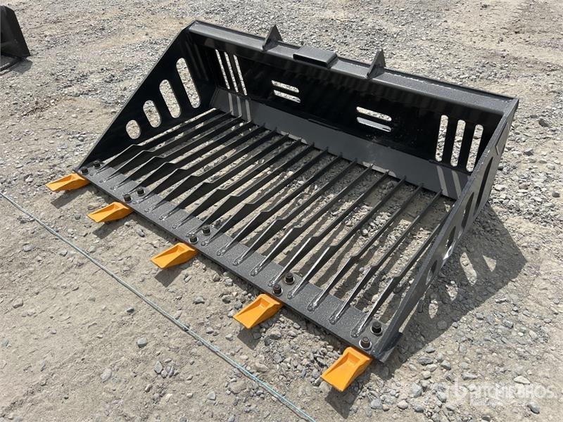  GIYI GY-RB44 Rock Mini Skid Steer Bucket (Unused) Skuffer