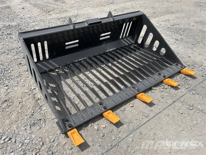  GIYI GY-RB44 Rock Mini Skid Steer Bucket (Unused) Skuffer