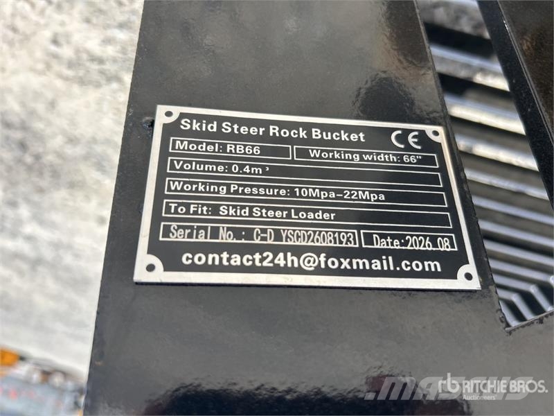 GIYI GY-RB66 1680 mm Skeleton Skid Steer Bucket (U Kašike / Korpe