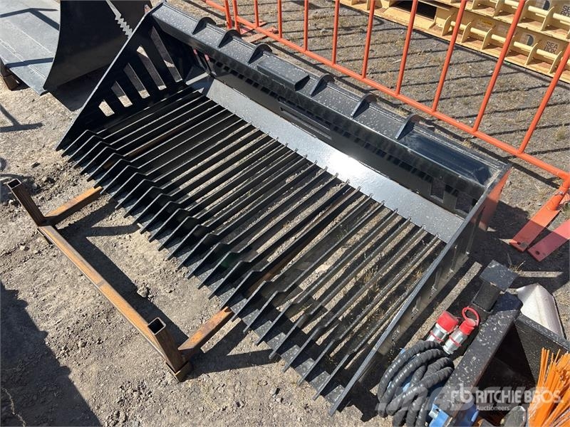 GIYI GY-RB66N 66 in Rock Skid Steer Bucket (Unused Buckets