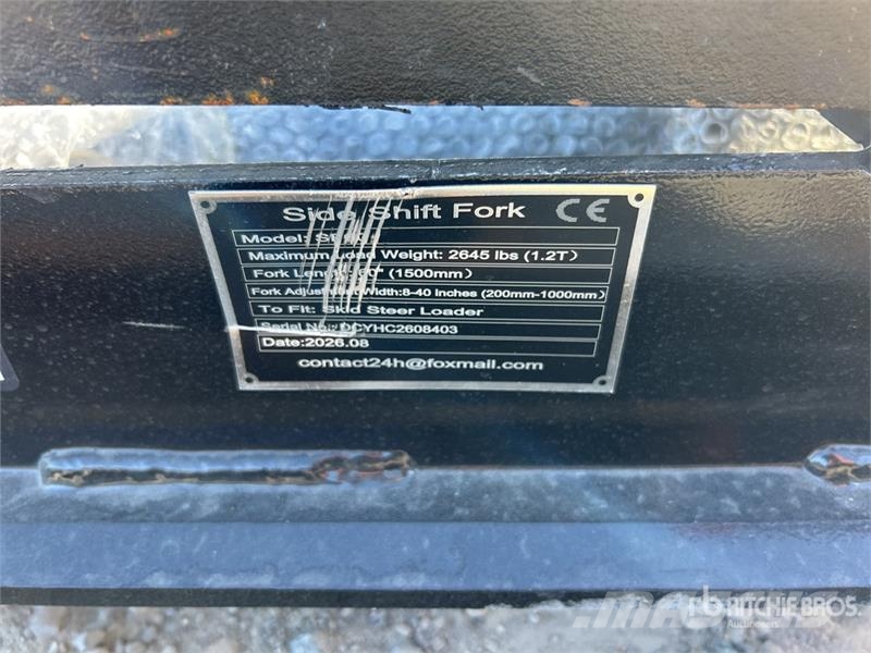  GIYI GY-SF60 60 in Skid Steer Forks (Unused) Forks