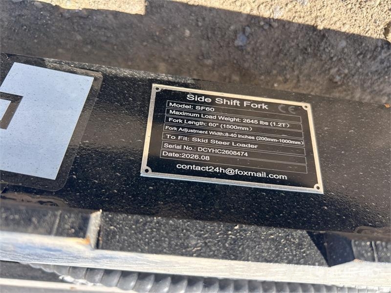 GIYI GY-SF60 60 in Skid Steer Forks (Unused) Forche