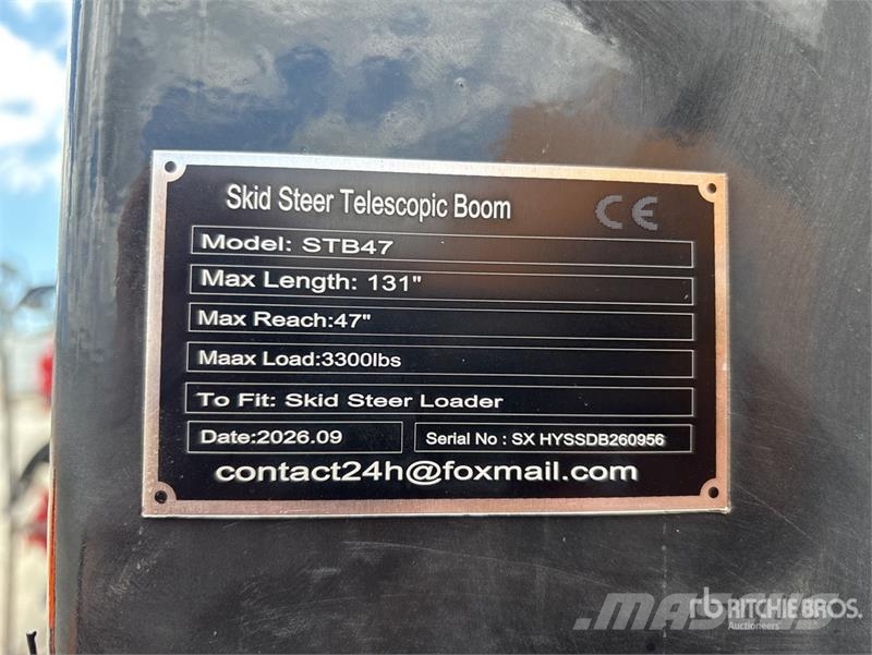 GIYI GY-STB47 131 in Skid Steer Telescopic Boom (U Other components