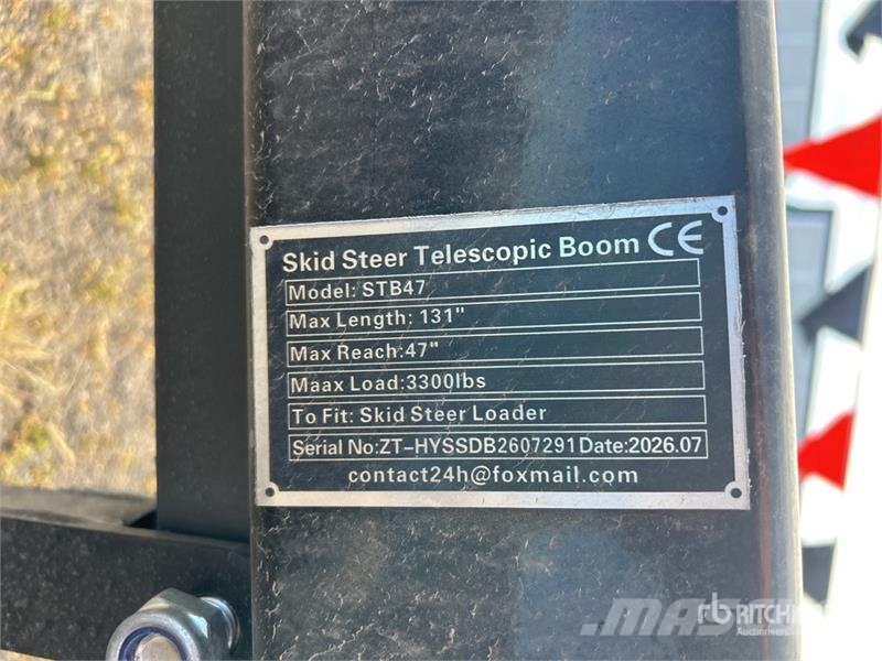 GIYI GY-STB47 131 in Skid Steer Telescopic Boom (U Muud osad